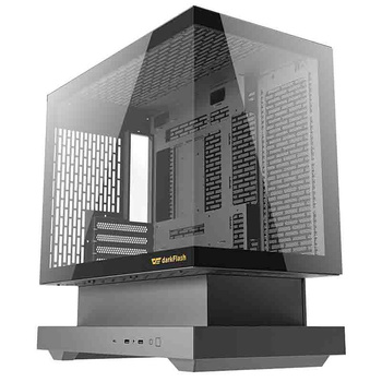 Caja de ordenador Darkflash F1 (Negra) + 6 ventiladores ARGB