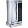 Chimenea de Vidrio 123x38,5x91  cm – Decorativa con Inserto Eléctrico para tu Hogar