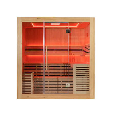 MO-SS2016H Sauna sucha z piecem HARVIA 8 kW | Wellness | Relax | SPA | Naturalne Drewno | Domowe SPA