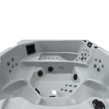 Υδρομασάζ για 6 ατόμων V03 – Εξωτερικό jacuzzi SPA με υδρομασάζ, πολυτελής μπανιέρα κήπου για χαλάρωση και ξεκούραση