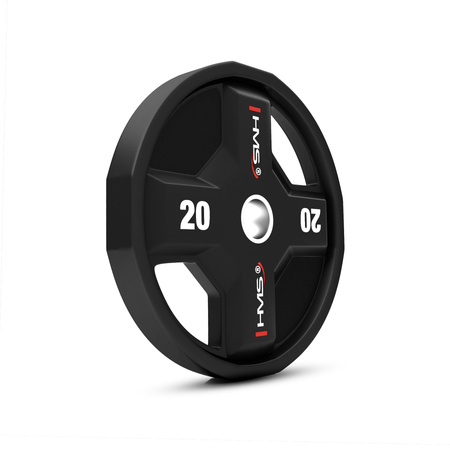 Olympische plaat Polyurethaan CPU 2,5 - 25 kg HMS