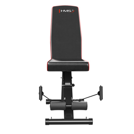 L1217 ADJUSTABLE EXERCISE BENCH WITH HMS CABLES