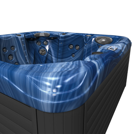 Utendørs boblebad SPA752 200x200 cm – avslapning i elegant stil