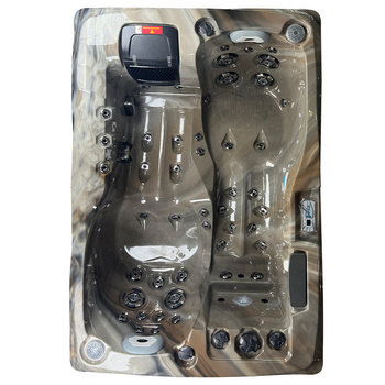 Garten-Jacuzzi SPA749 200x135 – SPA-Badewanne mit Düsen und LED-Beleuchtung