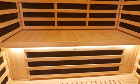 Indendørs sauna OFS01-3 – kompakt infrarød sauna til hjemmet