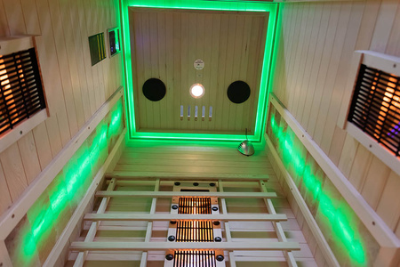 MO-RL1ST Infravörös szauna sókővel + turmalinokkal | Wellness | Relax | Spa | Luxus relaxáció | Panoráma üveg | Wellness | Relax | Spa | Luxus relaxáció | Panoráma üveg | Panoráma üveg