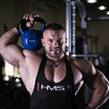 Blue KETTLEBELL Vinyl-Coated Cast Iron HMS