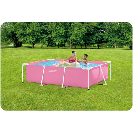 Piscina de Jardim com Estrutura INTEX 28266 – 220 x 150 x 60 cm, 2 em 1