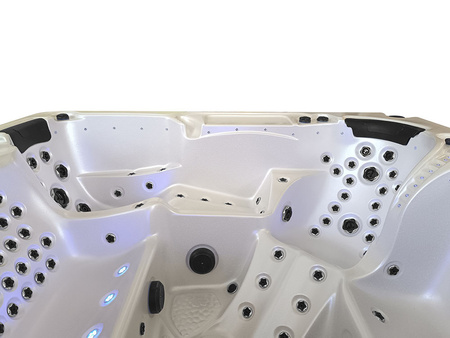 MOG-1336 AK.21 OB.04C Baignoire SPA de jardin avec hydromassage 240X240X93CM