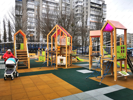 Igralna garnitura LK101GN - Večnamenska igralna garnitura za otroke