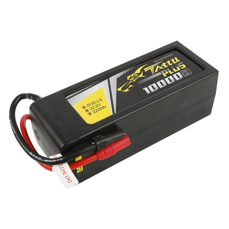 Tattu Plus 10000mAh 22.2V 25C 6S1P Lipo Pack akku AS150+XT150 liittimellä