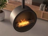 Cheminée bio ronde INCYRCLE SLIM – une élégante cheminée bioéthanol sans conduit de cheminée