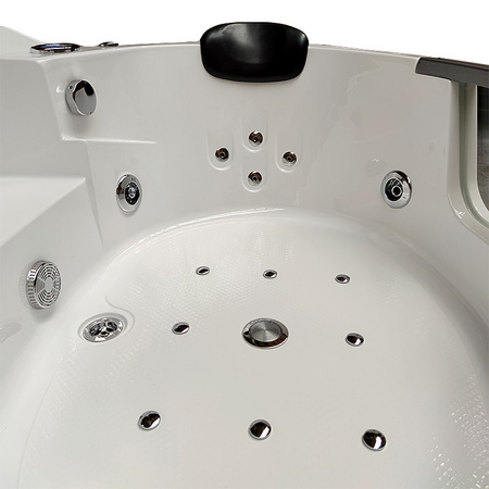 Cadă SPA cu hidromasaj ORINO 632C White 135x135 cm - Cadă confortabilă pentru Home Spa