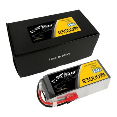 Tattu 23000mAh 22.8V 25C 6S1P μπαταρία Lipo Pack με σύνδεσμο XT150 + AS150