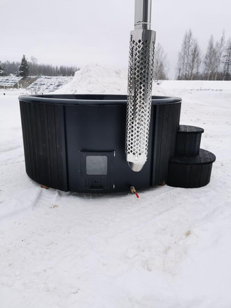 Utomhusbad Lux Hot Tub 200 Svart