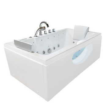 Iris 933C white whirlpool bathtub 170x84 cm – comfort, relaxation and elegance in the bathroom