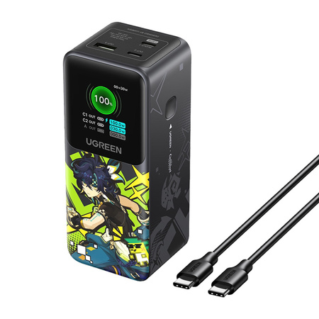 Powerbanka Ugreen 20000mAh PB721 Genshin Impact Series, 130W, 2x USB-C + USB