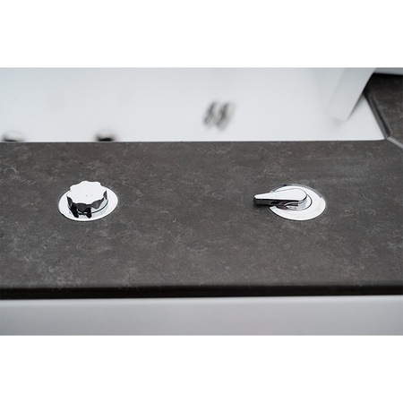 Bañera SPA Boston 926 | 180x100 cm | 46 chorros | Jacuzzi Negro y Gris