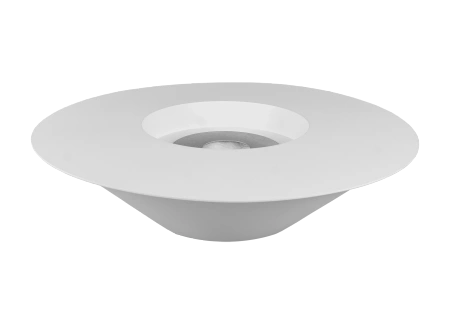 Free-standing biofireplace Universe matte white