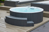 Jacuzzi OF-V3201 – apaļš 8-vietīgs SPA ar hidromasāžu, LED, Bluetooth un ozonatoru