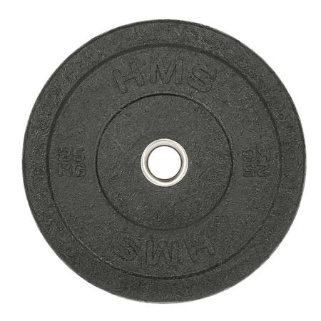 Czarny Talerz Olimpijski Bumper 5 - 25 KG HMS