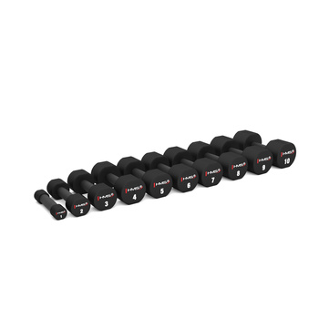 Halteres de poliuretano 2 x 1 - 10 Kg TPU HMS