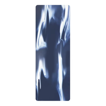 Non-Slip Yoga Mat PU Natural Rubber 5mm | Professional Premium Mat Made of Natural Rubber & PU Leather | Quality-Spa Fitness