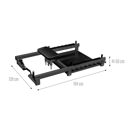 PHT25 Platforma Do  Ćwiczeń Mięśni Pośladków Hip Thrust i Martwego Ciągu HMS