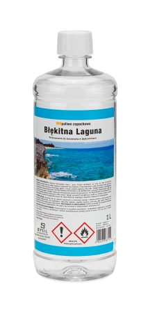 1L Blue Lagoon scented biofuel – for biofireplaces, aromatic and ecological