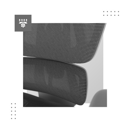 Chaise ergonomique Mark Adler Expert 7.9 - chaise de bureau confortable avec réglage, support lombaire et dossier en résille