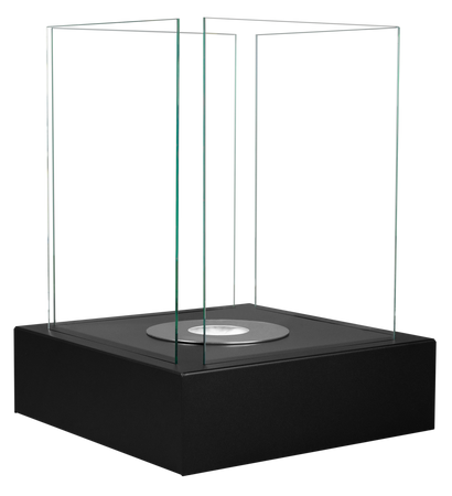 Freestanding biofireplace Sunset Garden black structural matte