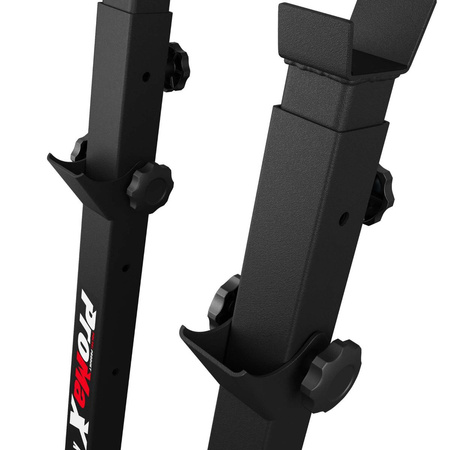 Bancă de antrenament + două suporturi pentru barbell