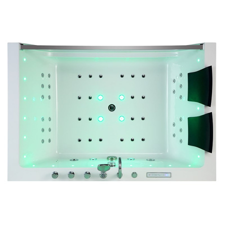 Boblebad til hjemmet | Hvit 42 dyser 180×120 | Jacuzzi