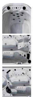 Champion Christi Spa - Sistem de lux cu două zone de înot pentru 6 persoane