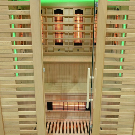 MO-RL4S XL Infrarotsauna mit Salzstein | Heimisches SPA | Für Familie und Freunde