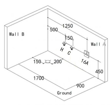 Hjemmespa | NEVADA 912 Hvid 170x90cm | Jacuzzi | 37 dyser | LED