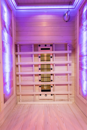 MO-RL1ST Sauna infravermelha com pedra de sal + turmalinas