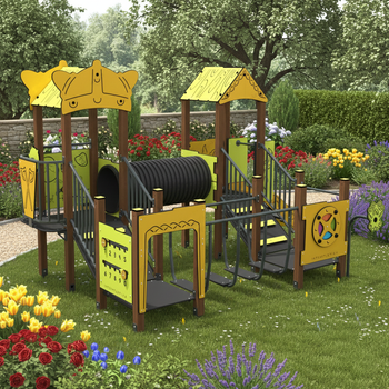 Legeplads-Around Scandinavia Vikings Game Complex