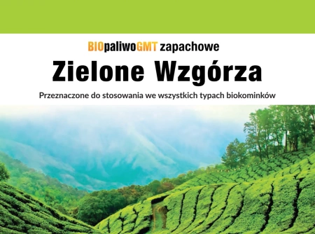 Biopaliwo zapachowe 1l Zielone Wzgórza do biokominków