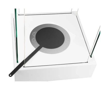 Fritstående biopejs Sunset Garden Mini mat hvid