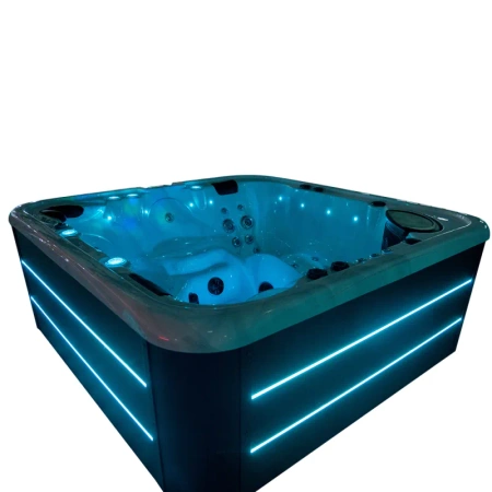Jacuzzi exterior com massagem – ampla banheira SPA para uso doméstico