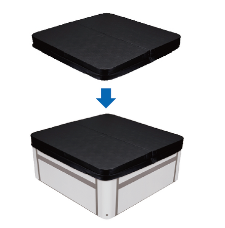 Jacuzzi OF-V2801 – lujoso SPA para 8 personas con hidromasaje, LED, Bluetooth y ozonización