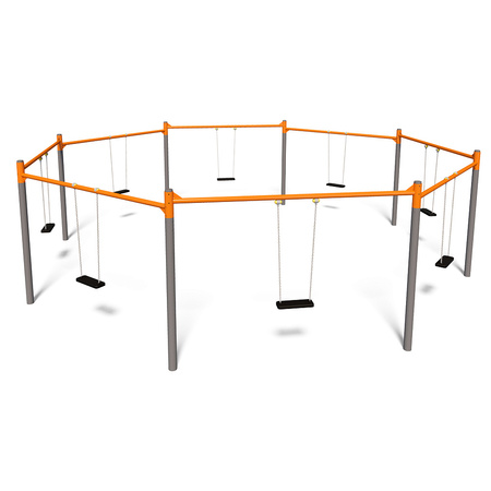 Schaukel «Sota» T416 — ein unvergessliches Erlebnis für 8 Kinder gleichzeitig