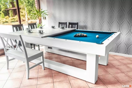 Biljarttafel Vision IV – combinatie van biljart, eettafel en tafeltennis