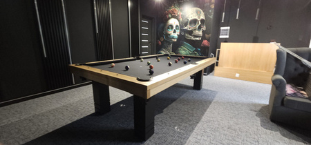 Table de billard Denis – Billard de salle à manger et tennis de table 3‑en‑1 Prestige classique