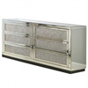 KOMODA SZKLANA GLAMOUR CASTEL – szkło, MDF, 125×72,5×40 cm
