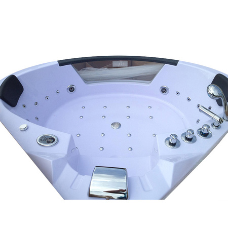 ORINO 632BH Banheira de Hidromassagem Branca com Aquecedor 157x157 cm – Banheira SPA Moderna