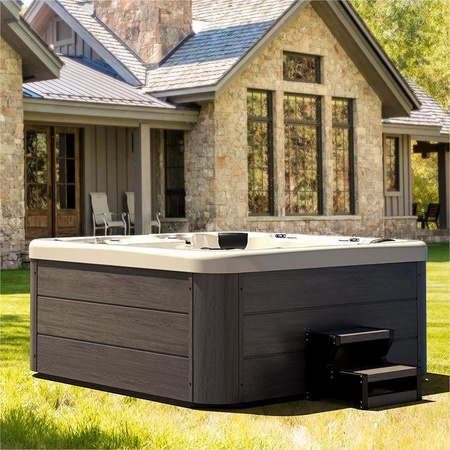 Premium mini-spabad i akryl til 3 personer - udendørs jacuzzi og spapool