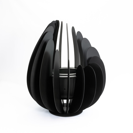 Градинска камина с лалета - Модерна камина за градината