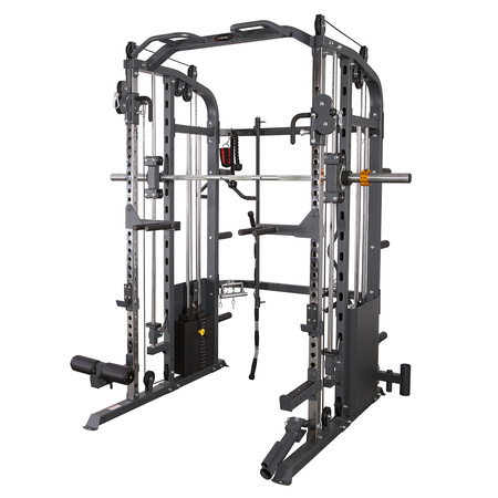 Cyklop 2 + 60kg Talerzy Olimpijskich 4x5kg 4x10kg UWN070 Suwnica Ze Stosem Semi Comercial HMS